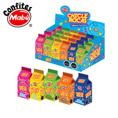CHICLE ROCA MABÚ SURTIDO 24 UND