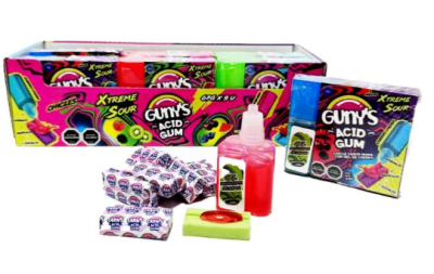 GUNYS ACID CHICLE 67 GR DISPLEY X 9 UND