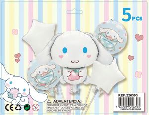 GLOBO FOIL CINNAMONROLL 5 PCS