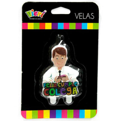 VELA FELIZ CUMPLE COLEGA 1 UND