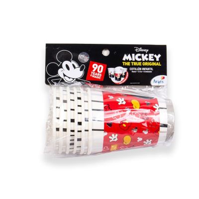 VASOS MICKEY MOUSE ICÓNICO 6UN