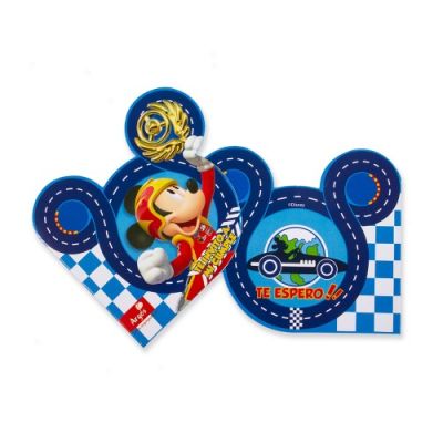 TARJETA DE INVITACIÓN DE MICKEY MOUSE