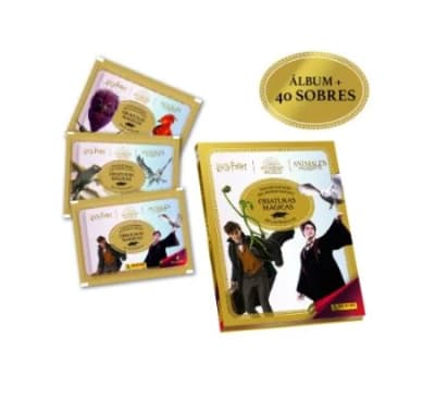 PACK ALBUM + 40 SOBRES HARRY POTTER CRIATURAS MÁGICAS