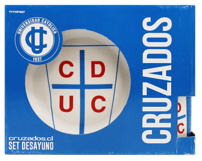 SET DESAYUNO U CATÓLICA 3 PCS