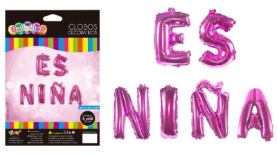 GLOBO ES NIÑA 6 UND