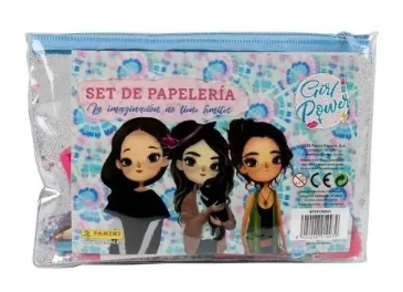 SET DE PAPELERIA GIRL POWER - ESTUCHE