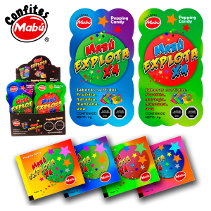 MABU EXPLOTA X 4 SABORES 24 UND