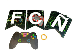 GUIRNALDA FELIZ CUMPLEAÑOS GAMER 5 M