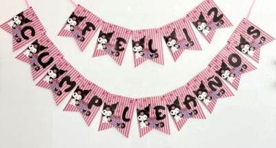 GUIRNALDA FELIZ CUMPLEAÑOS KUROMI 1 UND