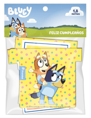 GUIRNALDA FELIZ CUMPLEAÑOS BLUEY 1,8 MTS