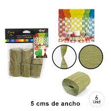 CINTA PAPEL DECO DORADO 6 UND