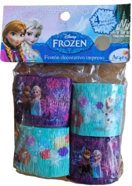 FESTON DECORATIVO IMPRESO FROZEN 4 UND