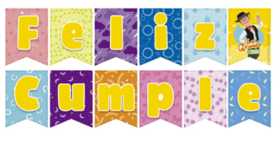 GUIRNALDA FELIZ CUMPLEAÑOS LA GRANJA DE ZENON