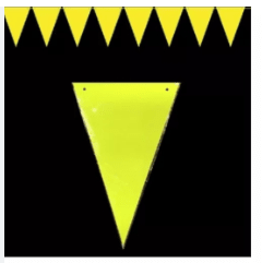 BANDERIN FLUOR AMARILLO