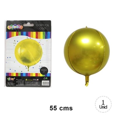 GLOBO FOIL GOLD 1 UND