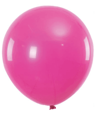SET GLOBOS 25 UND FUCSIA 25 CM