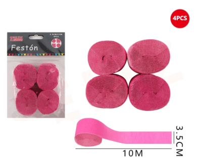 FESTON FLUOR FUCSIA 4 UND
