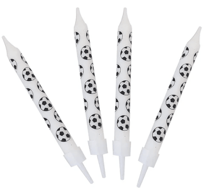 VELA FÚTBOL X6 UND PELOTA BLANCO Y NEGRO