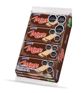 GALLETA WAFER CHOCOLATE 8 UND