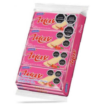 GALLETA WAFER FRESA 8 UND