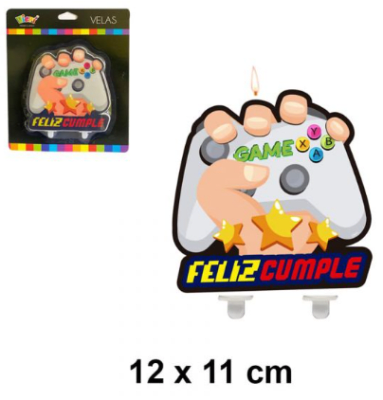 VELA FELIZ CUMPLEAÑOS GAMER 1 UND