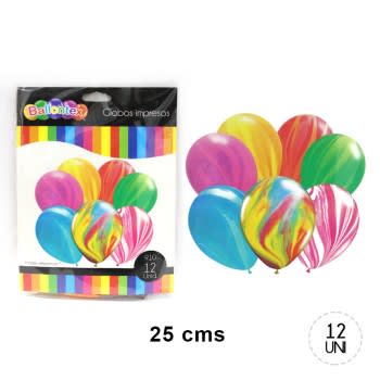 SET GLOBO MARBLE X 12 UND 
