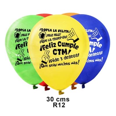 SET GLOBO CUPLEAÑOS JUVENIL25 UND