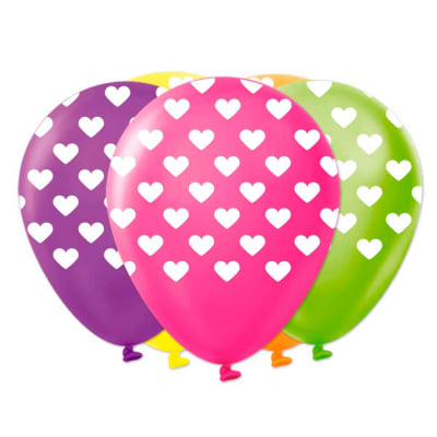 SET GLOBO PTINT CORAZON 25 UND