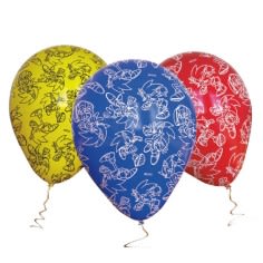 SET GLOBOS LATEX SONIC 12 UND