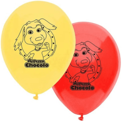 GLOBOS PERRO CHOCOLO 12 UND