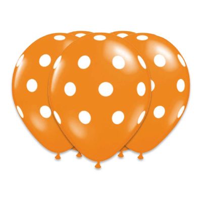 GLOBO POLKA NARANJA 25UN