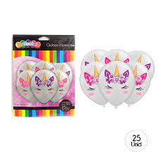 SET GLOBOS UNICORNIO 25 UND