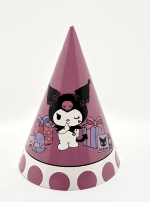 SET GORROS DE INVITADOS KUROMI 6 UND