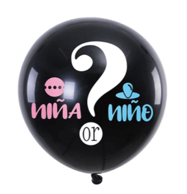 GLOBO REVELACIÓN DE SEXO 90 CM  1 UND