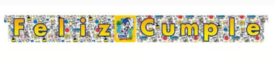 GUIRNALDA FELIZ CUMPLEAÑOS SONIC 1 UND