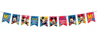 GUIRNALDA FELIZ CUMPLEAÑOS MICKEY
