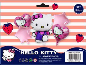 SET GLOBO FOIL HELLO KITTY I