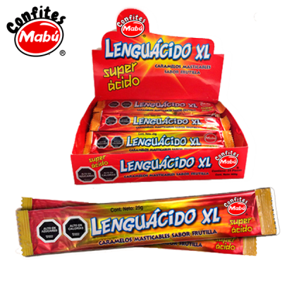 LENGUACIDO XL SABOR FRUTILLA 24 UND