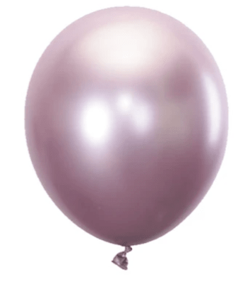 SET GLOBO CRHOMADO 25 UND LILA CLARO