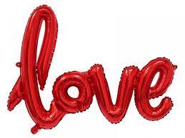 GLOBO LOVE ROJO 1 UND