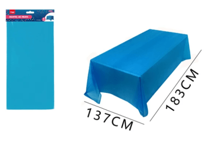 MANTEL CALIPSO PLÁSTICO 137 X 183 CM 1 UND