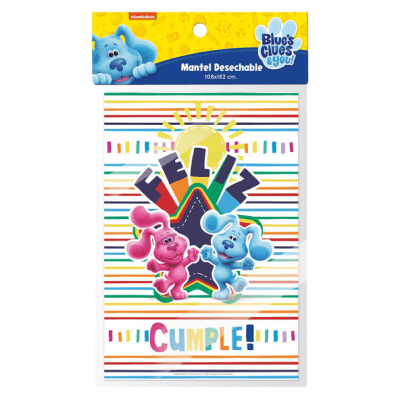 MANTEL PISTAS DE BLUE 108X182 CM