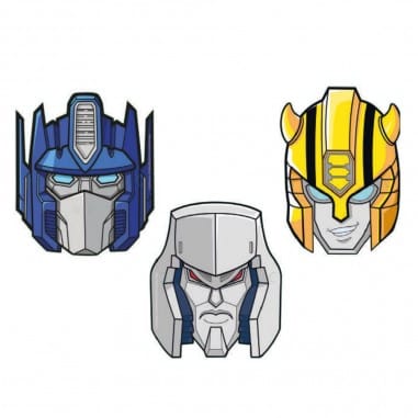 SET MASCARAS TRANSFORMERS 6 UND