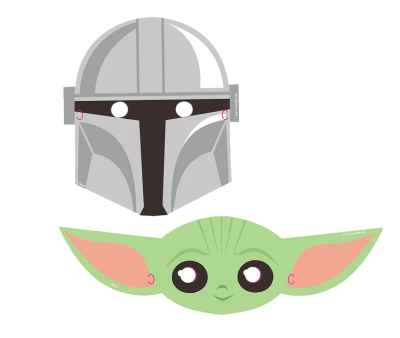 MASCARAS MANDALORIAN 6 UND