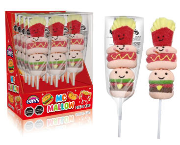 GUNYS MC MALLOW POP 35 GR DISPLEY DE 12 UND