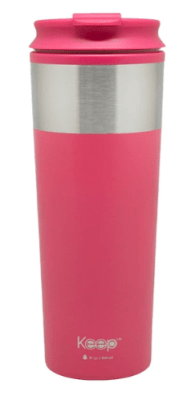 MUG METÁLICO KEEP FUCSIA