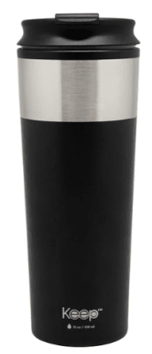 MUG METÁLICO KEEP NEGRO