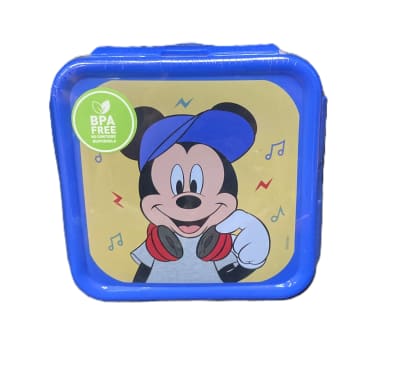 HERMÉTICO CUADRADO MICKEY 500 ML