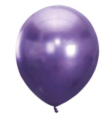 SET GLOBO CRHOMADO 25 UND VIOLETA