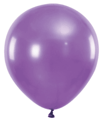 GLOBO LISO MORADO R9 25 UND